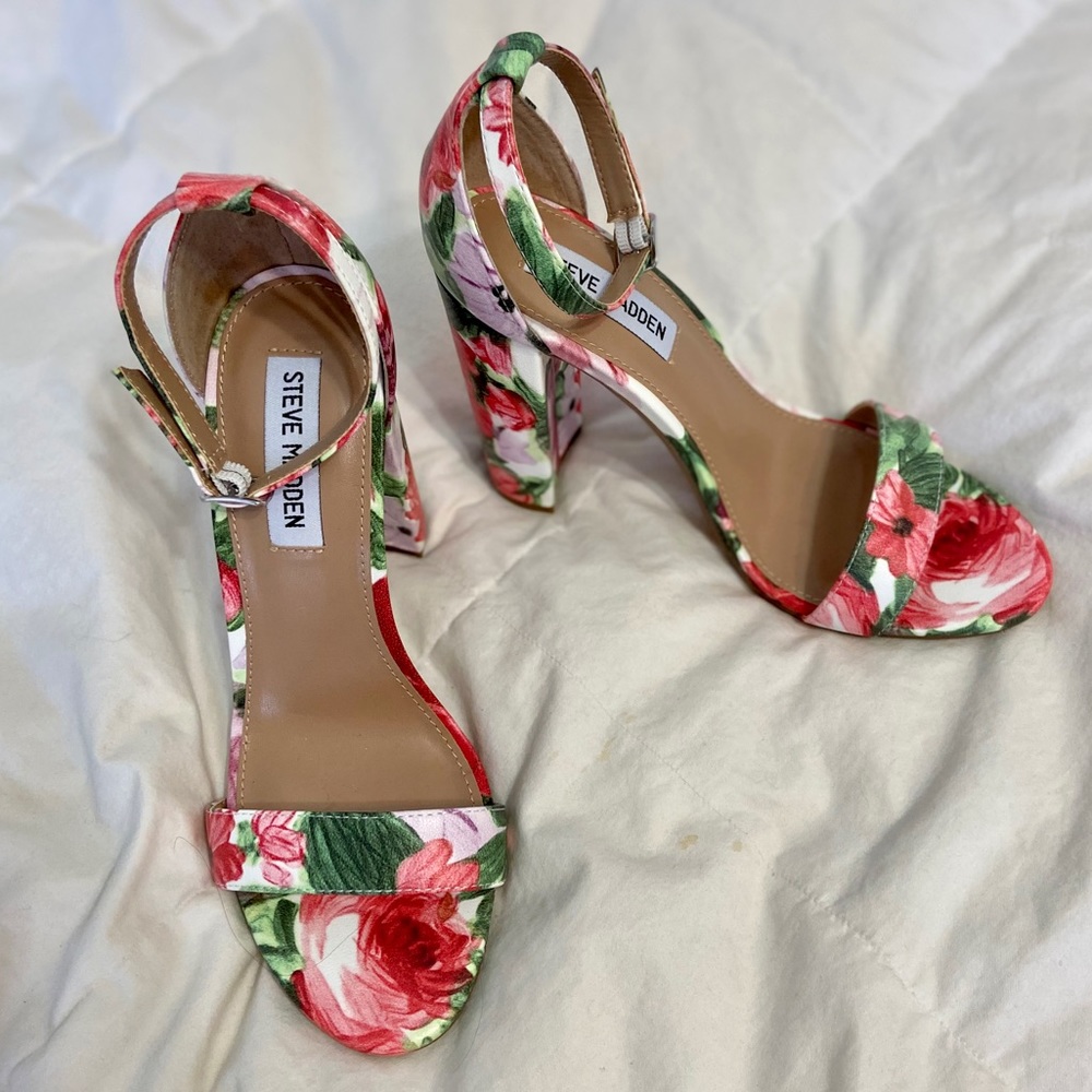 Steve Madden Floral Heels